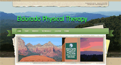 Desktop Screenshot of eldoradophysicaltherapy.com