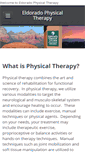 Mobile Screenshot of eldoradophysicaltherapy.com